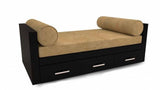 Marak Black 3 Seater Divan