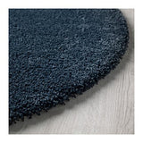 Dark Blue Round Rug